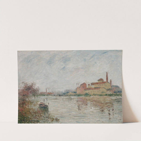 L'Usine au bord de la rivière by Gustave Loiseau