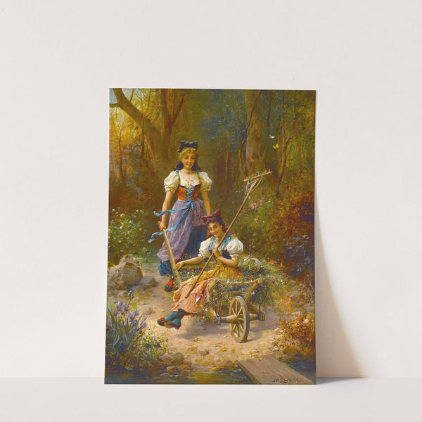 Lustige Fahrt (An amusing ride) by Hans Zatzka