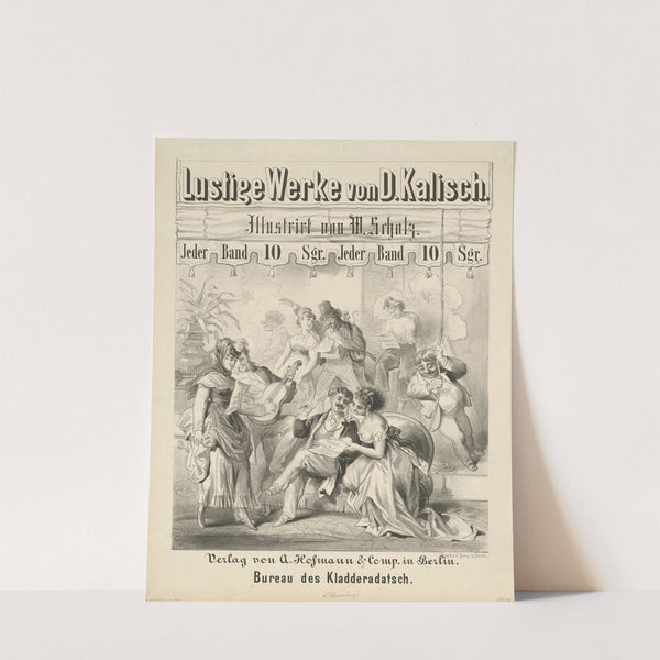 Lustige Werke von D. Kalisch. Illustriert von W. Scholz (1870) by Hermann Scherenberg