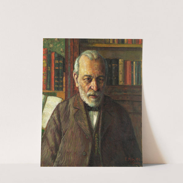 Luuletaja Friedrich Kuhlbarsi portree (1915) by Konrad Mägi