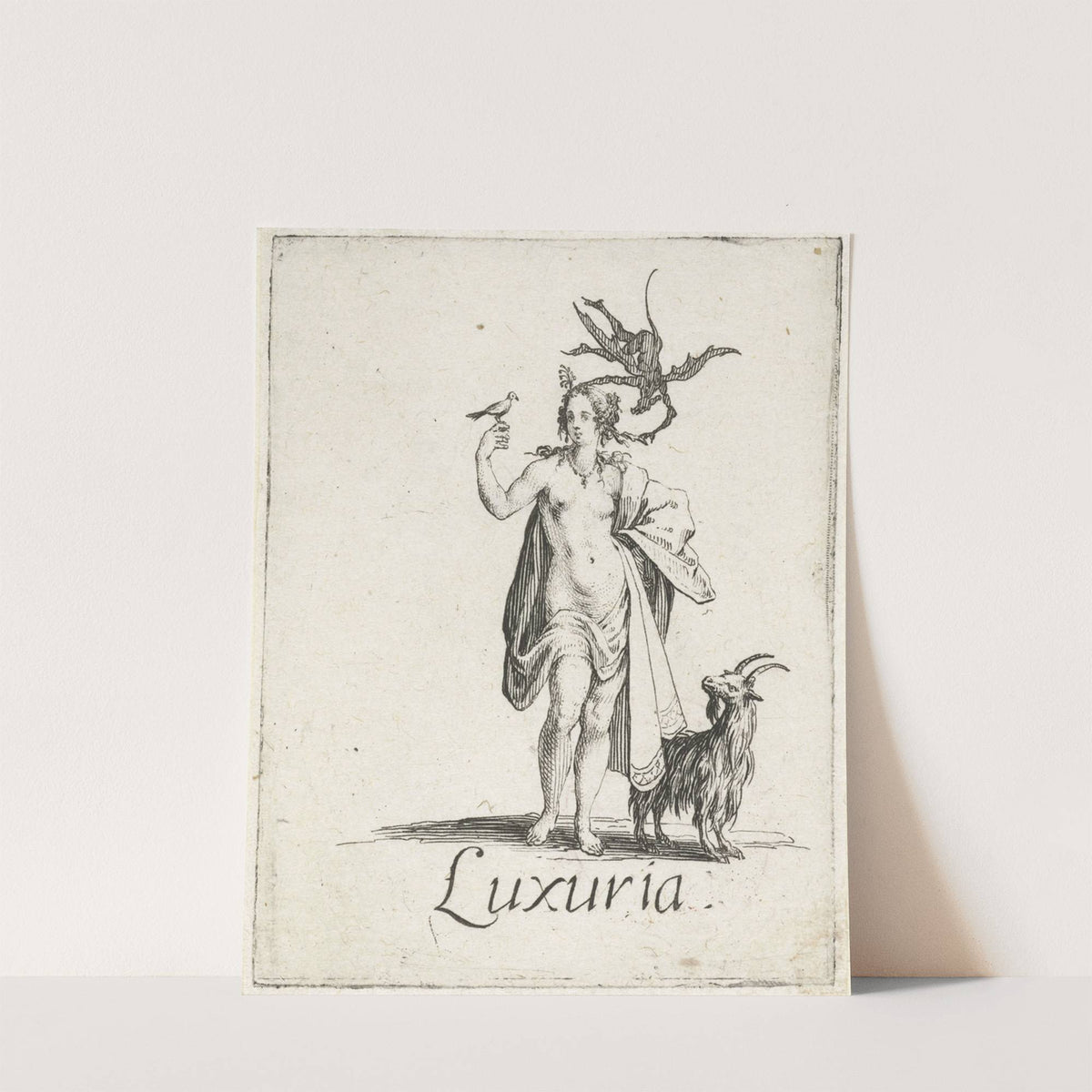 Luxuria (Lust) (1618-1625) by Jacques Callot