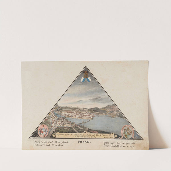 Luzern (1828) by Jakob Schwegler