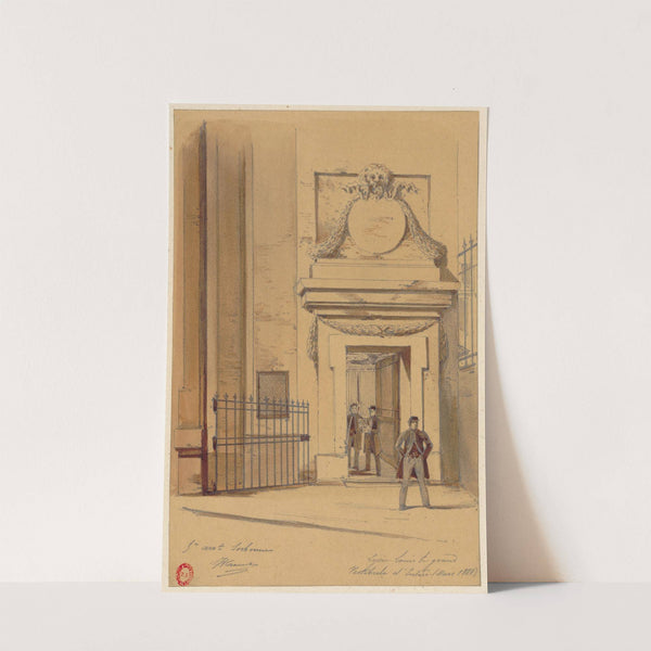 Lycée Louis le Grand – Vestibule d’entrée (1888) by Jules-Adolphe Chauvet