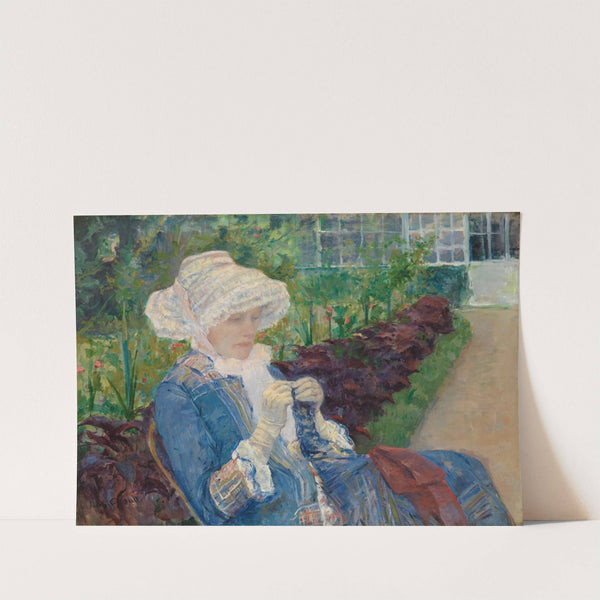 Lydia Crocheting in the Garden at Marly (1880) by Mary Cassatt