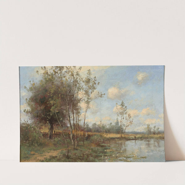 L'Yèvre au moulin Rabot by Paul Désiré Trouillebert