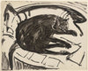 Lying cat (ca. 1920)