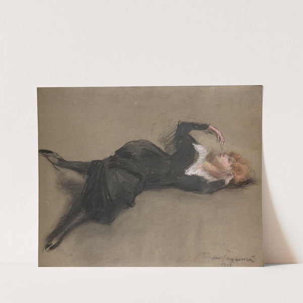 Lying down (1917) by Józef Czajkowski