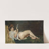 Lying Female Half Nude (1874) by Frank Buchser