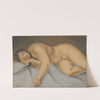 Lying female nude by Mikuláš Galanda