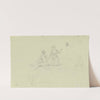 Lying figures by Johann Andreas Herrlein
