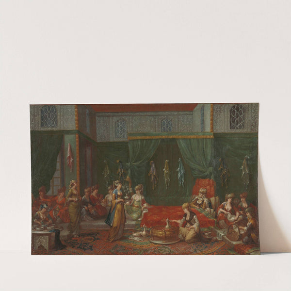 Lying-in Room of a Distinguished Turkish Woman by Jean Baptiste Vanmour