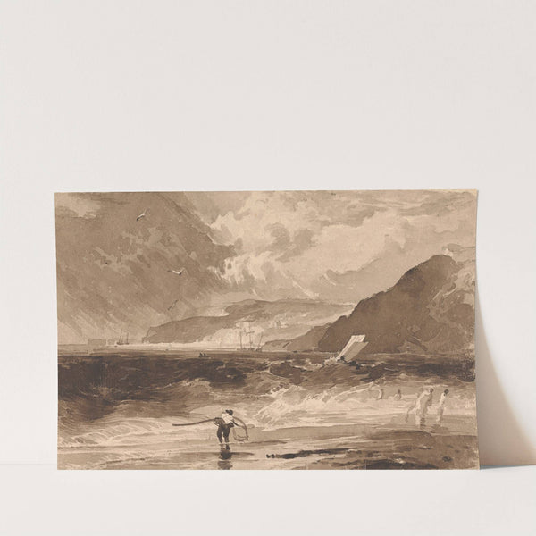 Lyme Regis, Dorsetshire, a Squall by Thomas Sully