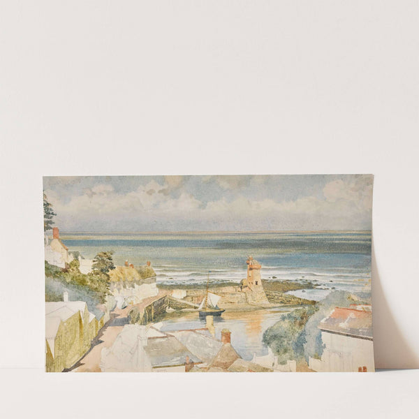 Lynmouth Harbour, Devon by Edward John Poynter