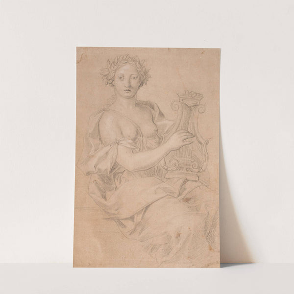 Lyrespillende muse (Erato) by Hendrik Krock