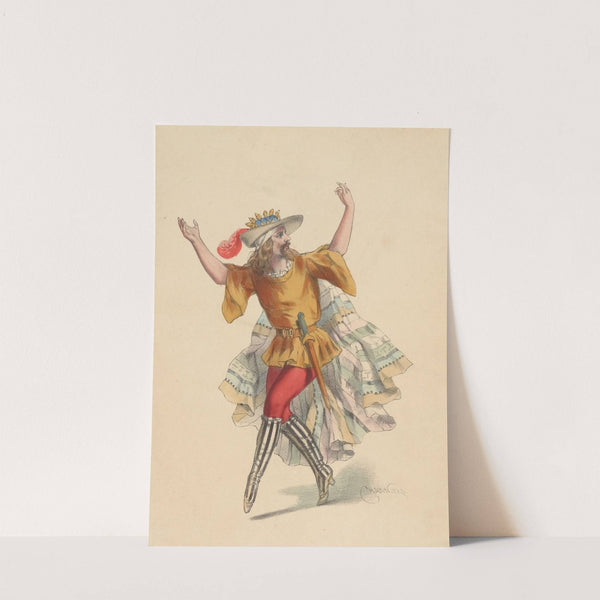 M. Ajas dans Jeanne d’Arc, rôle du roi des truands (ballet) (1876) by Antonin-Marie Chatinière