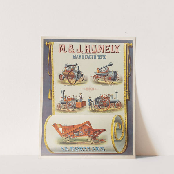 M. and J. Rumley Manufacturers, La Porte, Ind. by Shober & Carqueville