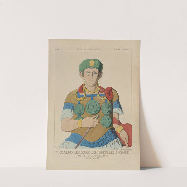 M. Coaelius Lembonius, centurion légionnaire (bas-relief du Musee de Bonn) Dessin inédit. by Raphaël Jacquemin