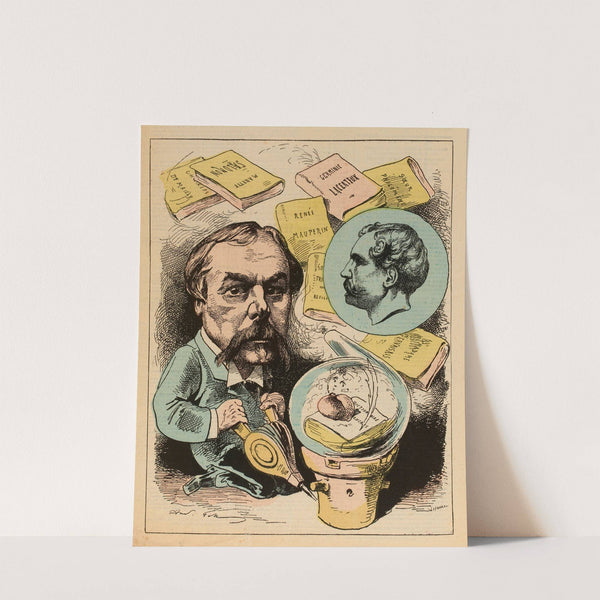 M. Edmond de Goncourt (1876) by André Gill