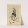 M. Gaëtan de Knyff, champion of the société vélocipédique métropolitaine of Paris (1892) by Charles Tichon