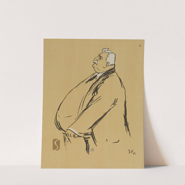 M. Jean de Bonnefon (1918) by Georges Goursat (Sem)