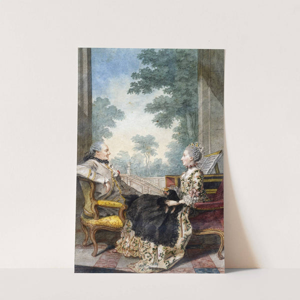 M. le Comte et Mme la Comtesse Despourdons by Louis Carrogis Carmontelle