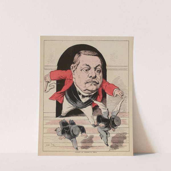 M. Léon Say, Ministre des finances (1877) by André Gill