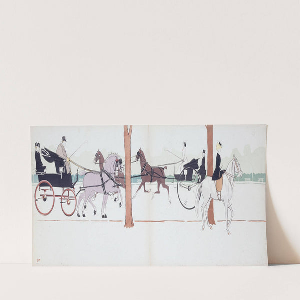 M. Orloff, Melle della Rito, Blanche de Montigny (1900-1925) by Georges Goursat (Sem)