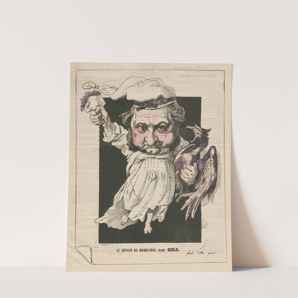 M. Rouher; Le député du Mardi-Gras (1872) by André Gill