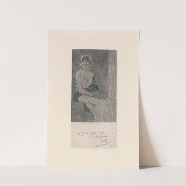 Ma grand’tante (1880) by Félicien Rops