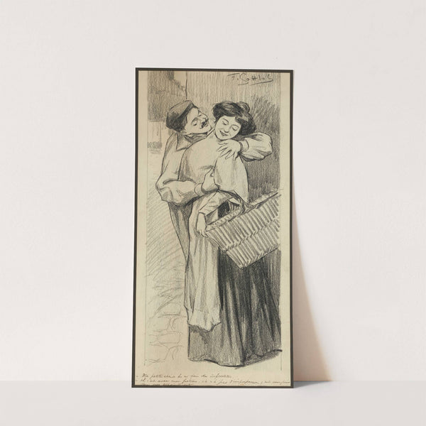 Ma petite chérie tu mi fais des infidélités. – Oh, c’est avec mon patron, ça n’a pas d’importance, c’est compris dans by Fernand Louis Gottlob