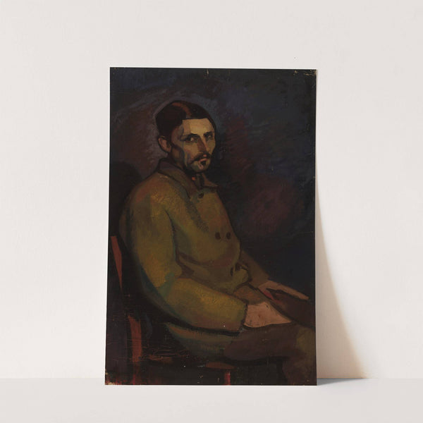 Maastik majaga (1906) by Nikolai Triik