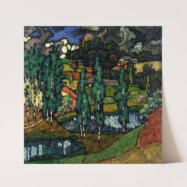 Maastik Võrumaalt (1916 - 1917) by Konrad Mägi