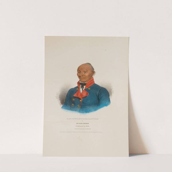 MAC-CUT-I-MISH-E-CA-CU-CAC or Black Hawk; A Celebrated Sac Chief (1835) by James Otto Lewis