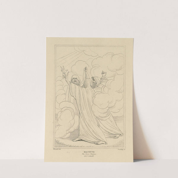 Macbeth, act 1, scene 3, the three witches (19th century) by William Francis Starling