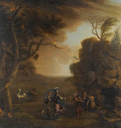 Macbeth And Banquo With The Three Witches