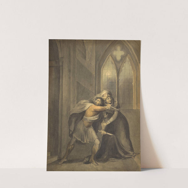 Macbeth and Lady Macbeth after the death of Duncan by Richard Westall