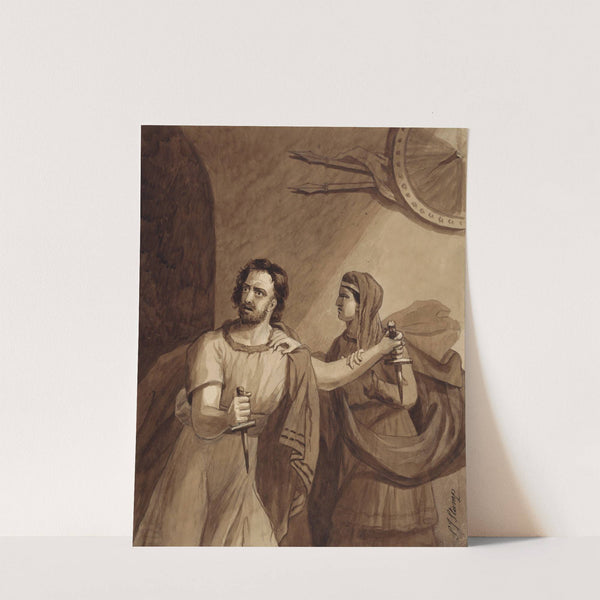 Macbeth and Lady Macbeth by Samuel John Stump