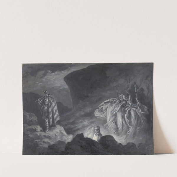 Macbeth and the witches, act IV, scene 1 (1888) by John Jellicoe