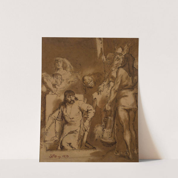 Maćko Borkowic, sketch by Jan Matejko