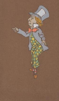 Mad Hatter (costume design for Alice-in-Wonderland, 1915)