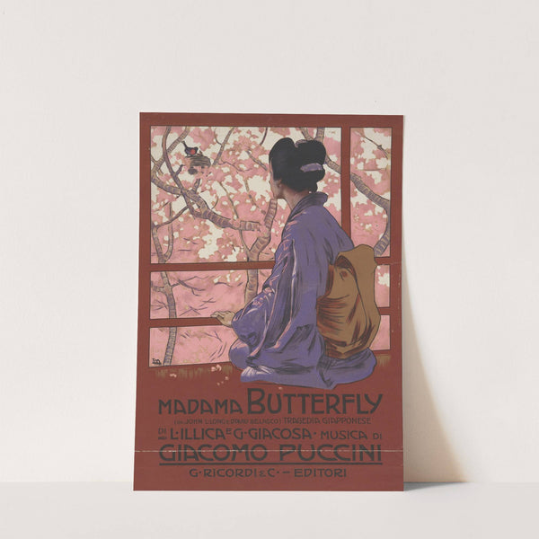 Madama Butterfly tragedia giapponese (1904) by Leopoldo Metlicovitz