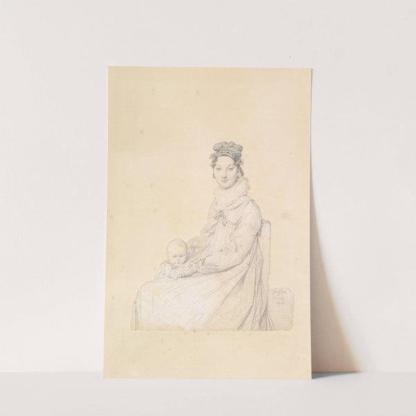 Madame Alexandre Lethière, née Rosa Meli, and Her Daughter, Letizia (1815) by Jean Auguste Dominique Ingres