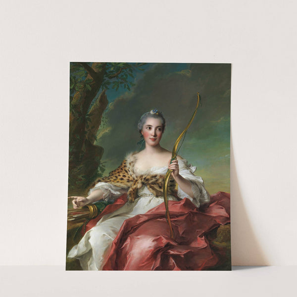 Madame Bergeret de Frouville as Diana by Jean-Marc Nattier