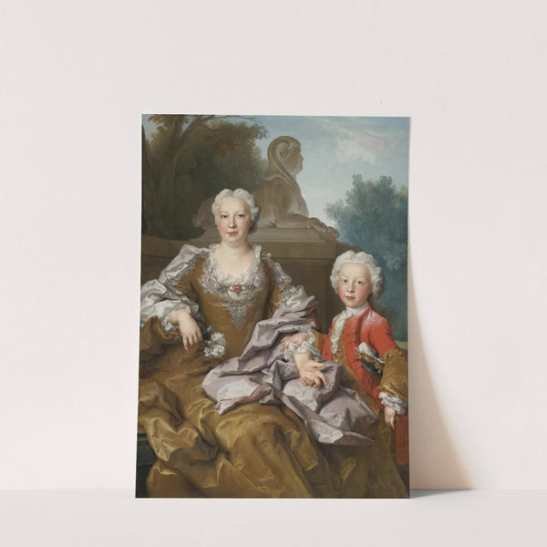 Madame Bertin And Her Son, Balthazar Bruno by Nicolas de Largillière