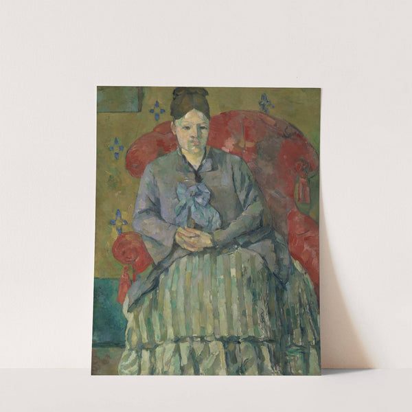 Madame Cézanne in a Red Armchair (about 1877) by Paul Cézanne