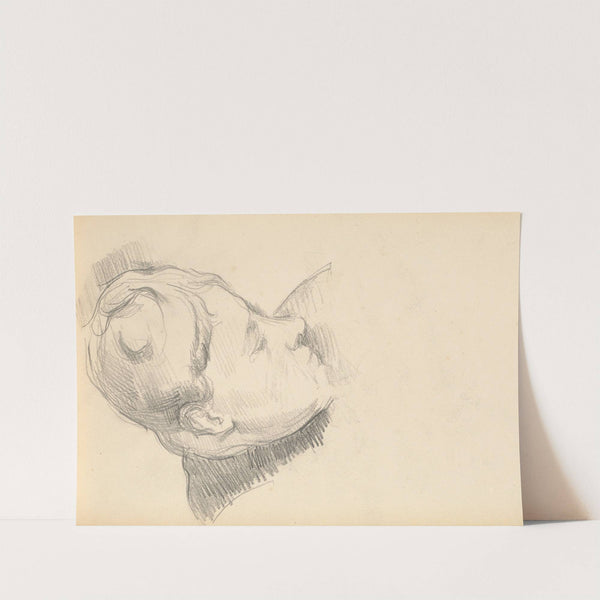 Madame Cézanne with her Head Lowered (1893-1896) by Paul Cézanne