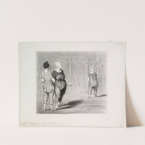 Madame Coquardeau still has a pretty figure after all!… (1847) by Honoré Daumier