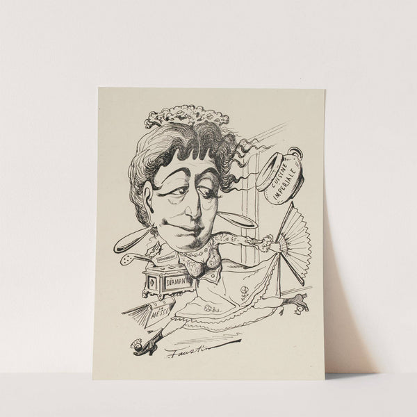 Madame de Framboise-Corbleu Madame.Que faisiez vous ici (1871) by Faustin Betbeder