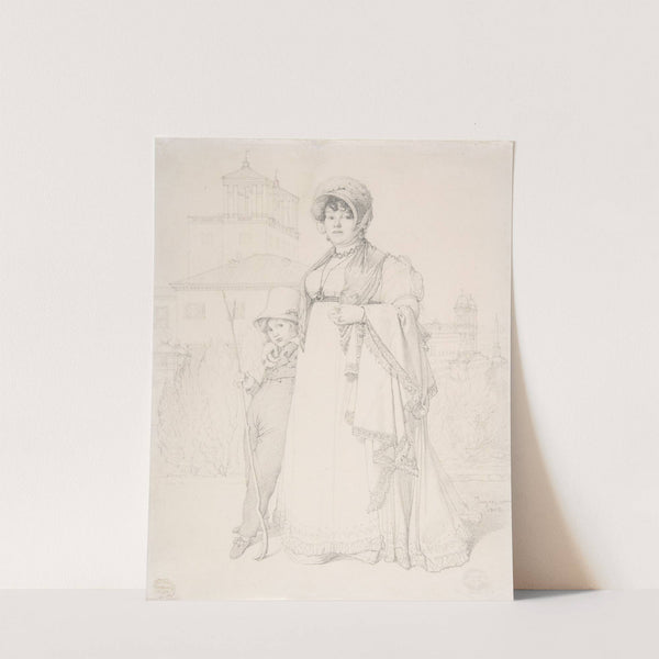 Madame Guillaume Guillon Lethière, née Marie-Joseph-Honorée Vanzenne, and her son Lucien Lethière (1808) by Jean Auguste Dominique Ingres