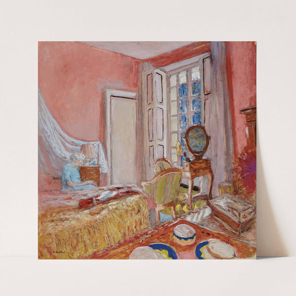 Madame Hessel dans la chambre rose aux Clayes (1930-1935) by Édouard Vuillard